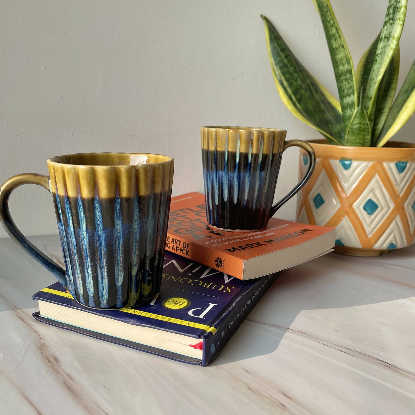 Classic Ribbed Mug (Set of 2)