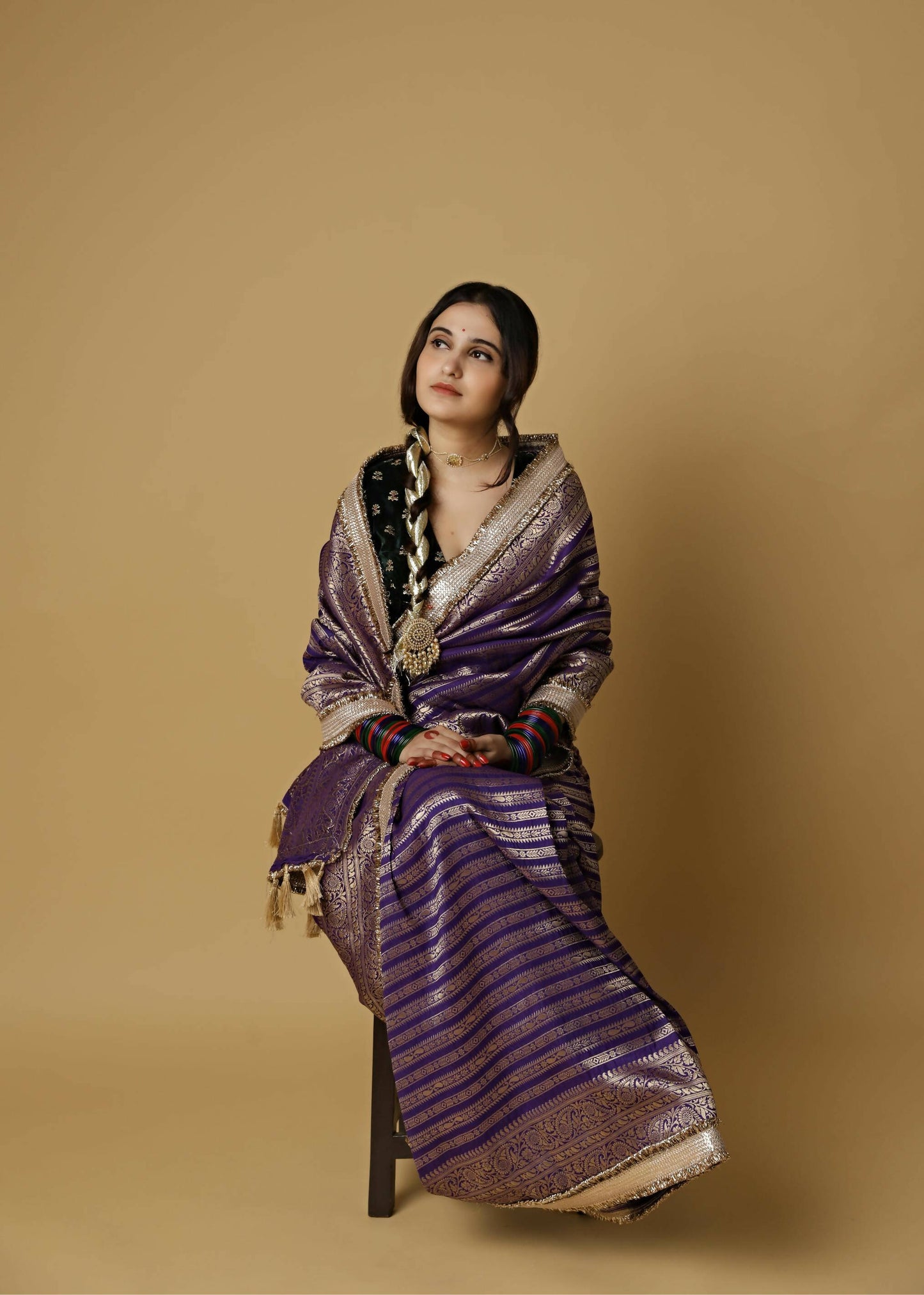 Purple Aayat Saree