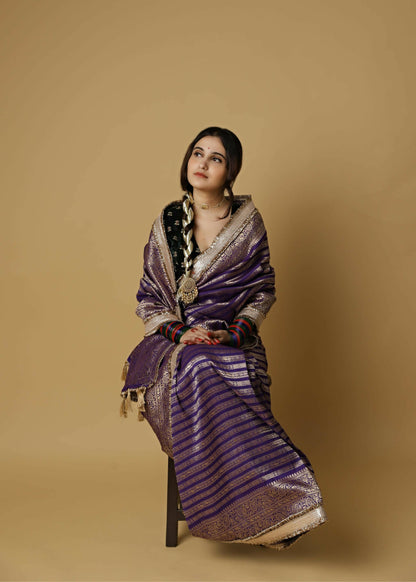 Purple Aayat Saree