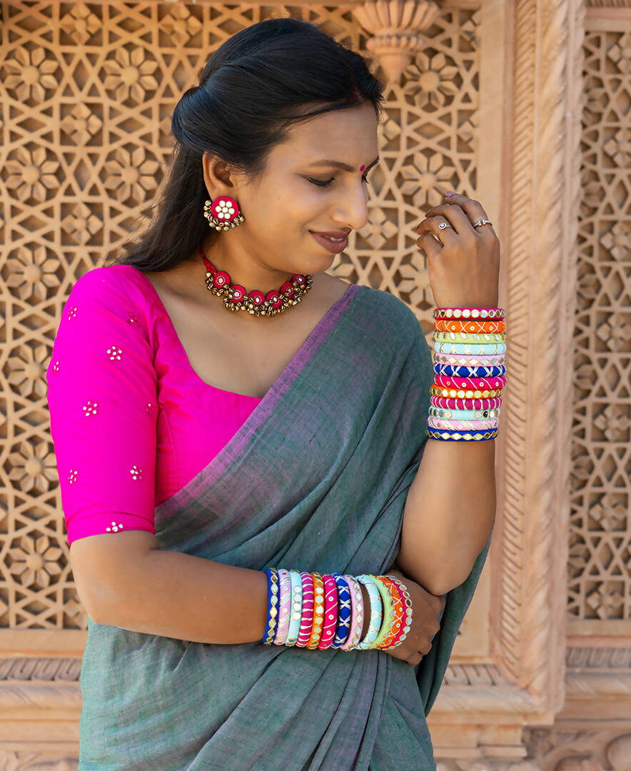 Aaina Multicolor Bangle Set