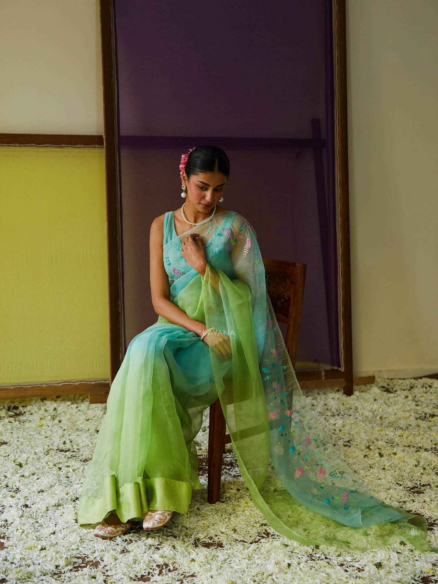 Pakhija Silk Organza Saree