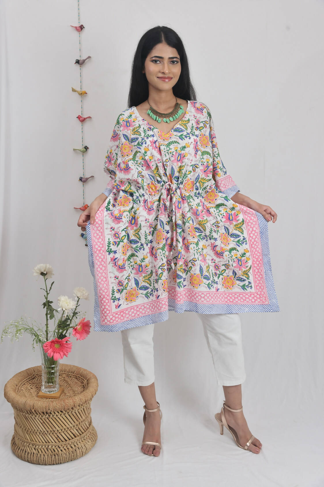 Pink City Placidity Kaftan