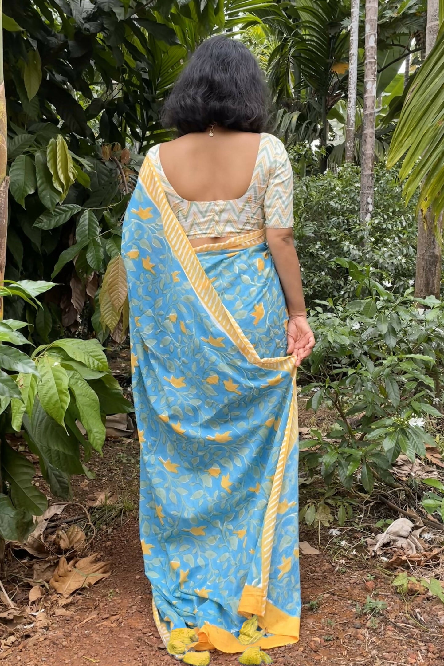 Bulbul Printed Mul Cotton Saree