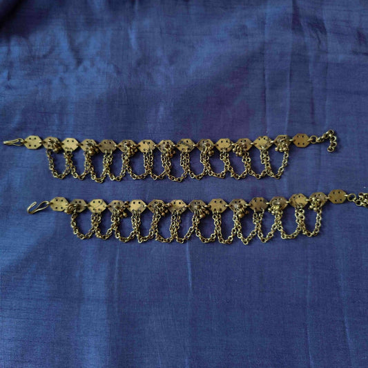 Gold Bead Anklet