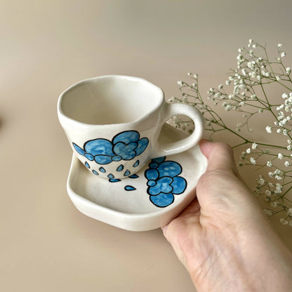 Rainy Cloud Cup Saucer Set